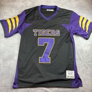 Lamar Jackson Jersey Mens 2XL Black Purple Headgear Classics LSU Tigers Football